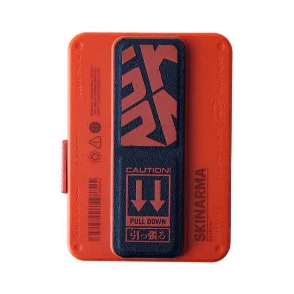 Skinarma Mirage Magnetic Cardholder With Grip-Stand-Orange - Tashqila Skinarma Mirage Magnetic Cardholder With Grip-Stand-Orange - Tashqila